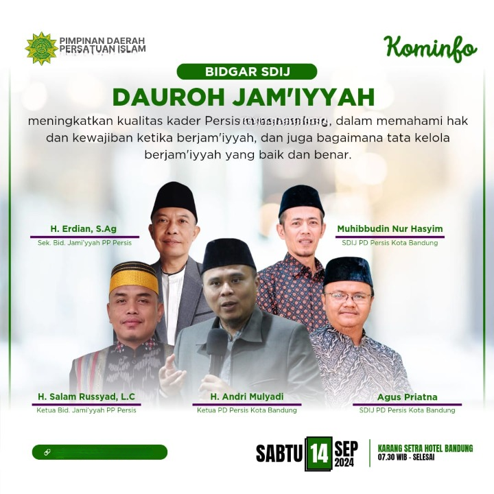 Dauroh Jamiyyah SDIJ PD PERSIS Kabupaten Gunungkidul